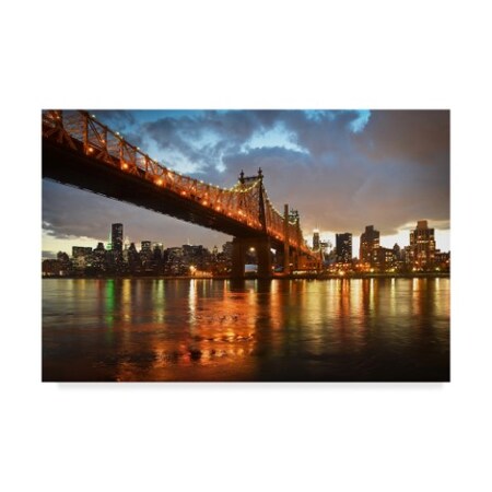 Trademark Fine Art Chris Bliss 'Manhattan Bridge 1' Canvas Art, 22x32 ALI20527-C2232GG
